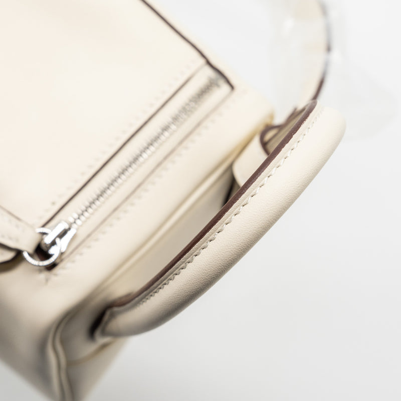 Hermes mini lindy swift Nata / lime SHW stamp B