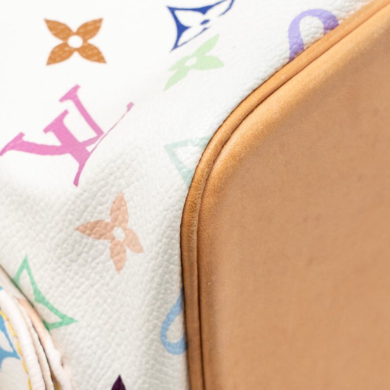 Louis Vuitton Petit Noe Monogram Canvas White / Multicolour GHW