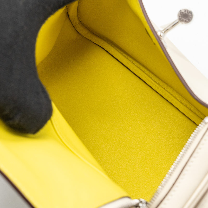Hermes mini lindy swift Nata / lime SHW stamp B