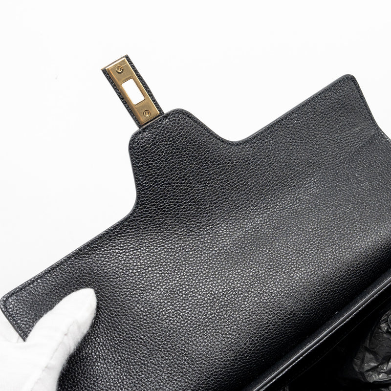 Celine 16 Bag Grained Calfskin Black GHW