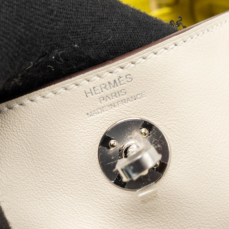 Hermes mini lindy swift Nata / lime SHW stamp B