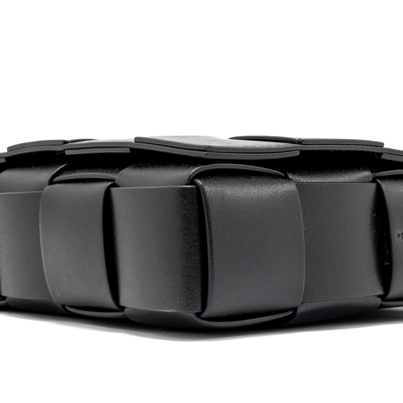 Bottega Veneta Small Cassette Leather Black SHW