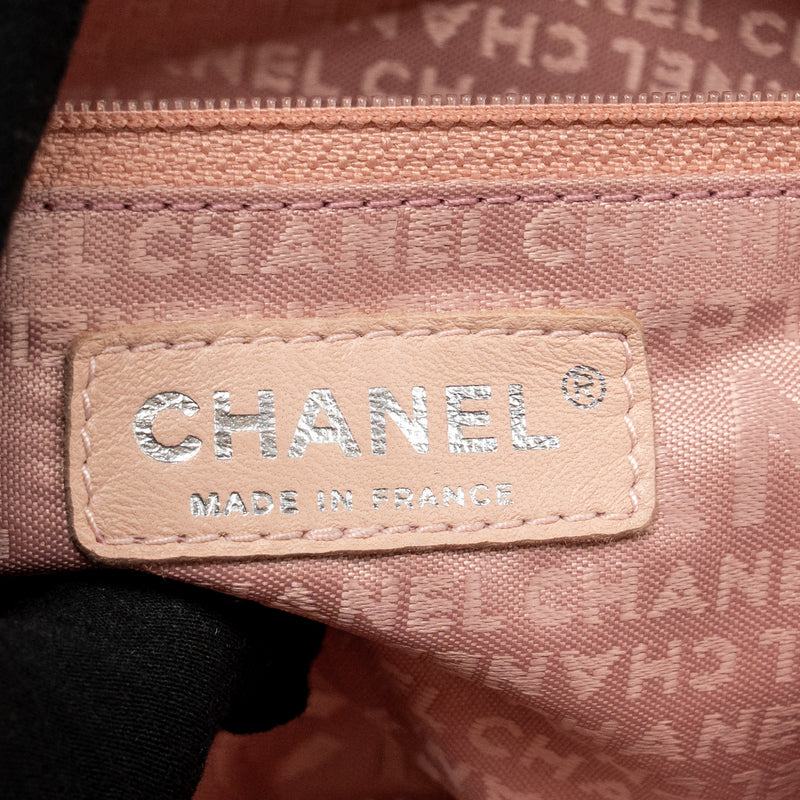 Chanel Vintage Giant CC Flap Bag Lambskin Rose Clair SHW
