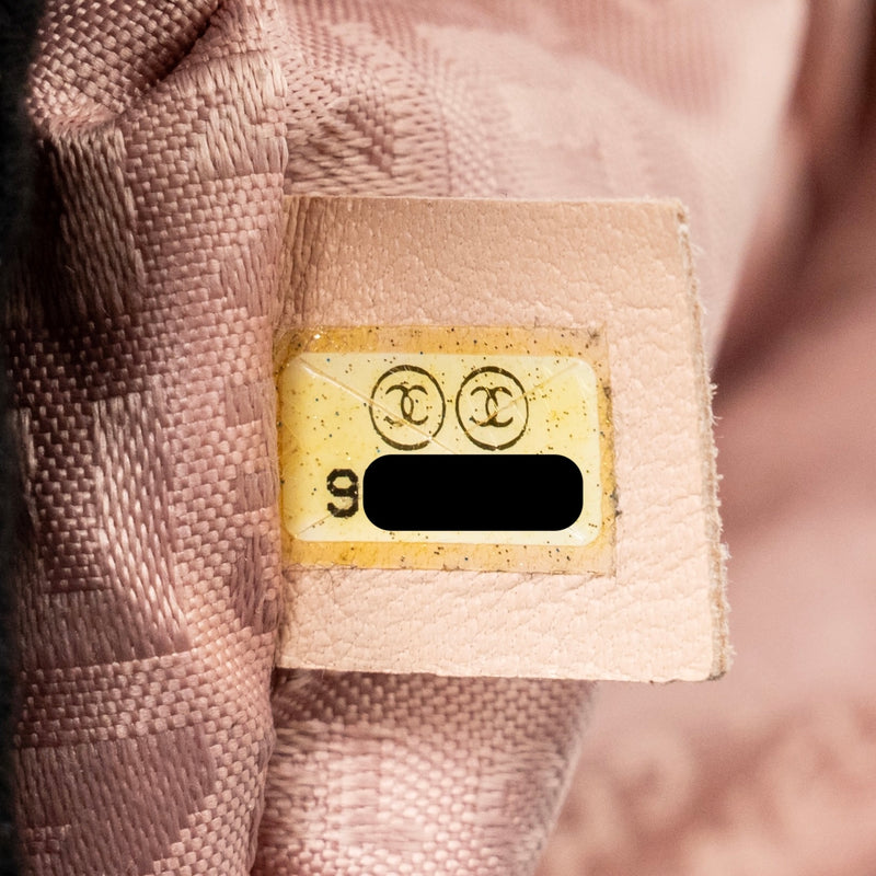 Chanel Vintage Giant CC Flap Bag Lambskin Rose Clair SHW