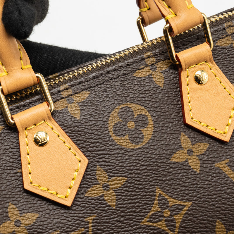 Louis Vuitton Nano Speedy Monogram CANVAS GHW