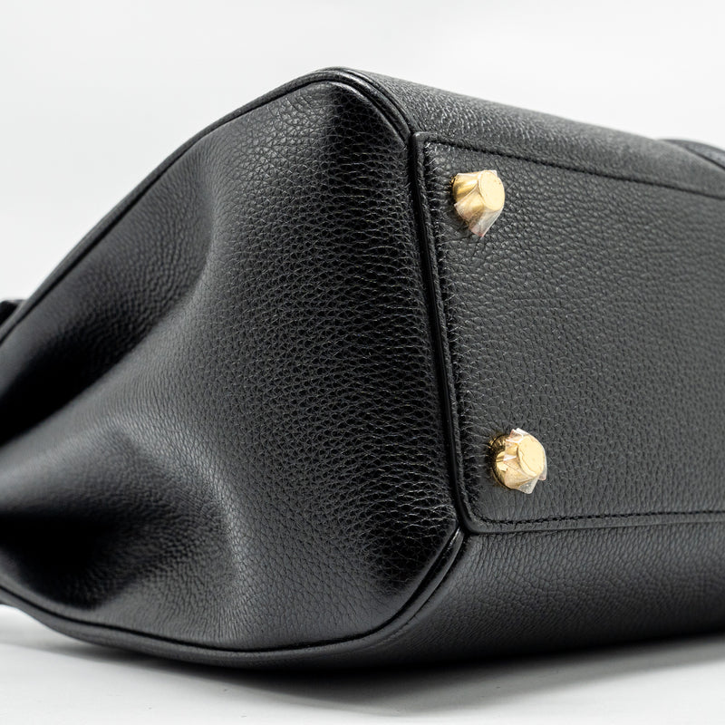 Celine 16 Bag Grained Calfskin Black GHW