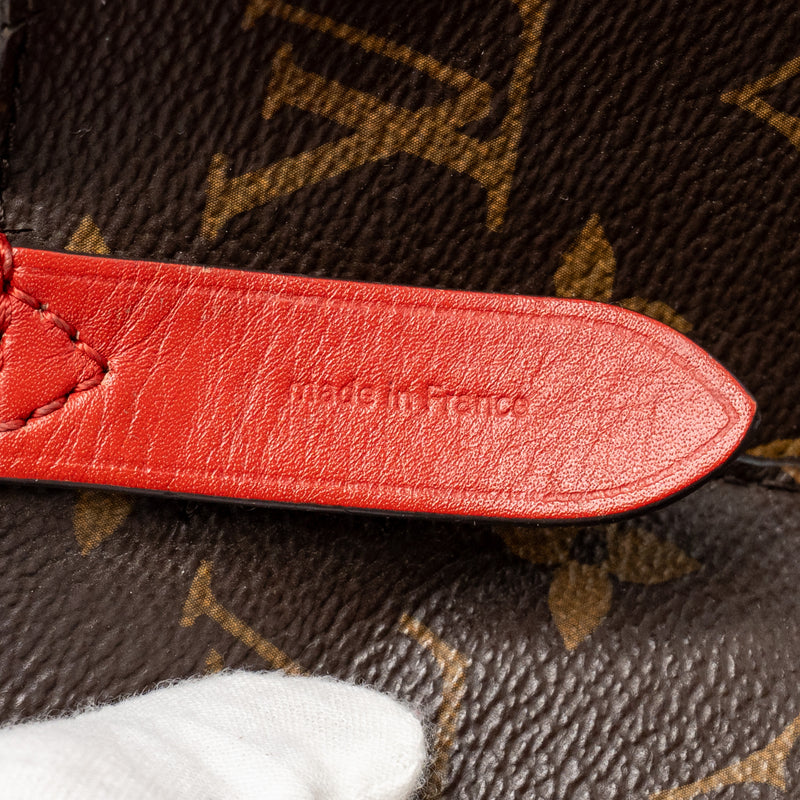 LOUIS VUITTON Neo Noe Monogram Canvas Red GHW