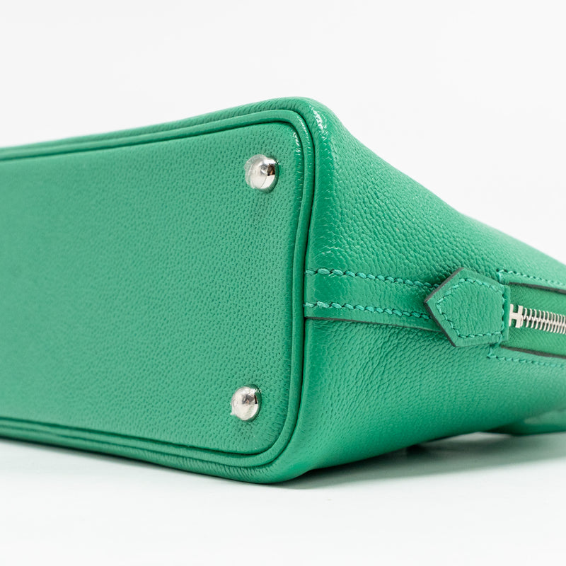 Hermes Mini Bolide Chèvre Mysore 6W Menthe SHW Stamp U