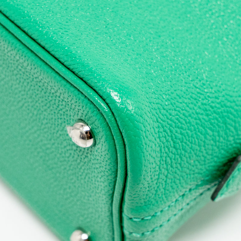 Hermes Mini Bolide Chèvre Mysore 6W Menthe SHW Stamp U