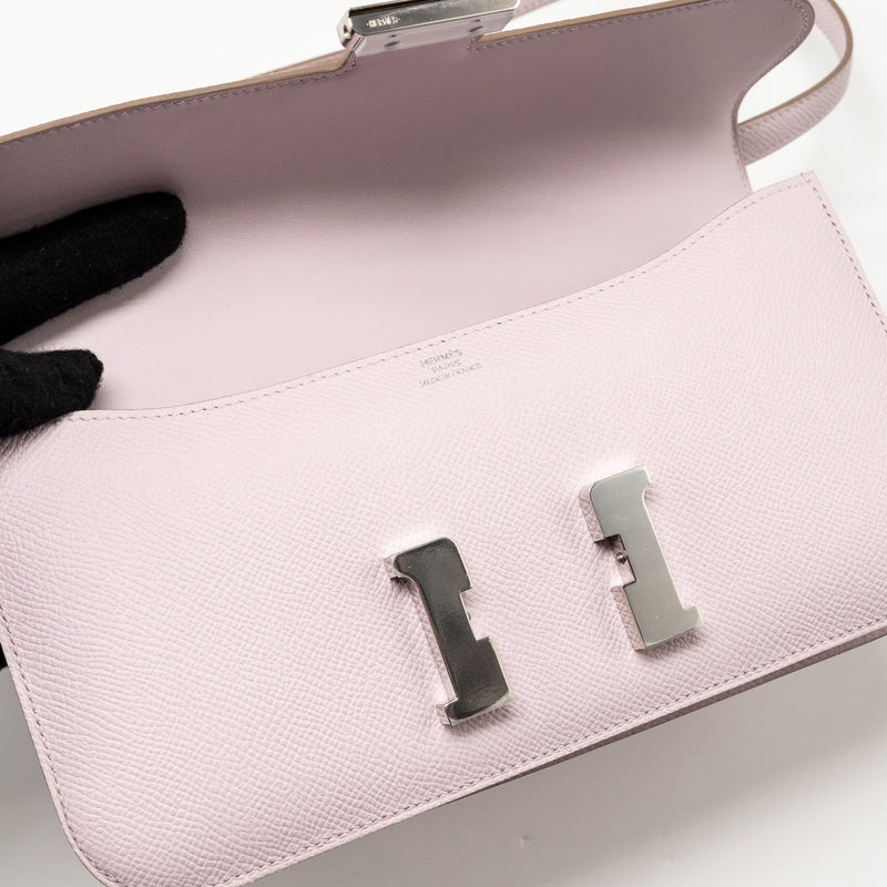 Hermes Constance Elan Epsom Mauve Pale GHW Stamp W