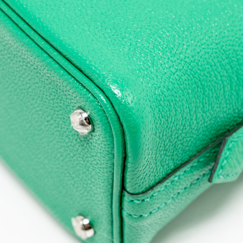 Hermes Mini Bolide Chèvre Mysore 6W Menthe SHW Stamp U