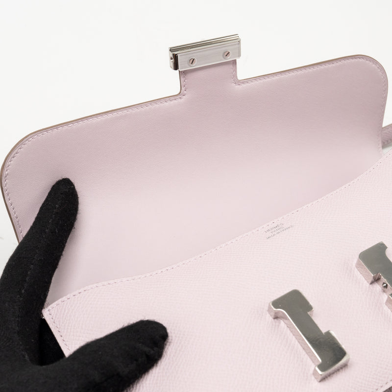 Hermes Constance Elan Epsom Mauve Pale GHW Stamp W