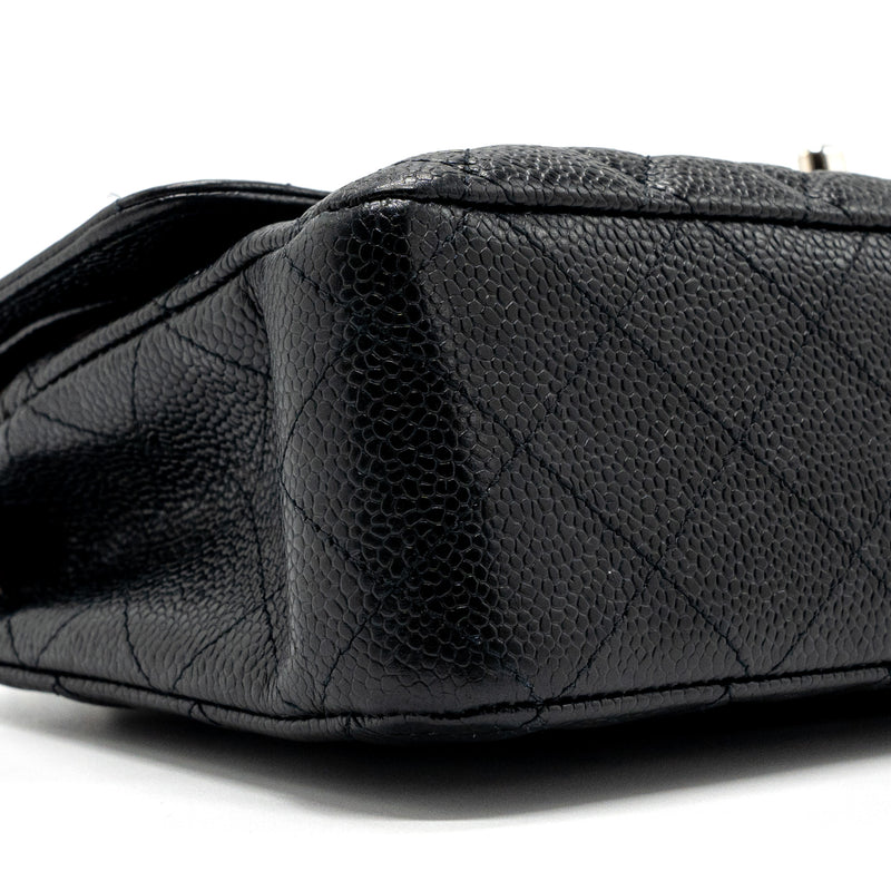 Chanel medium classic flap bag caviar black with SHW