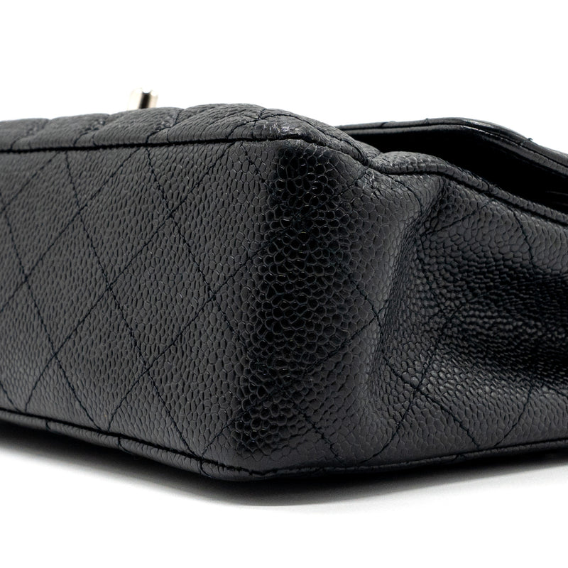Chanel medium classic flap bag caviar black with SHW