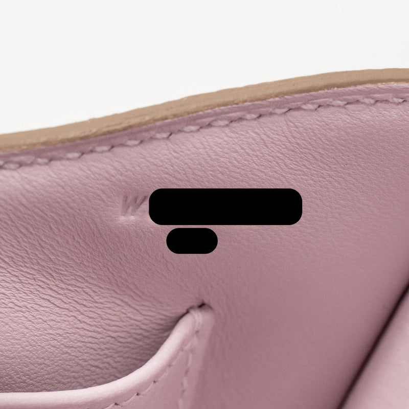 Hermes Constance Elan Epsom Mauve Pale GHW Stamp W