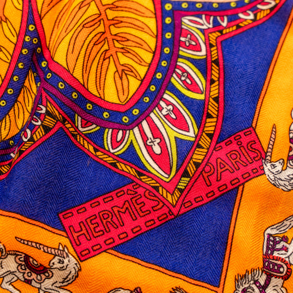 Hermes 140 Scarf Cashmere / Silk Multicolour