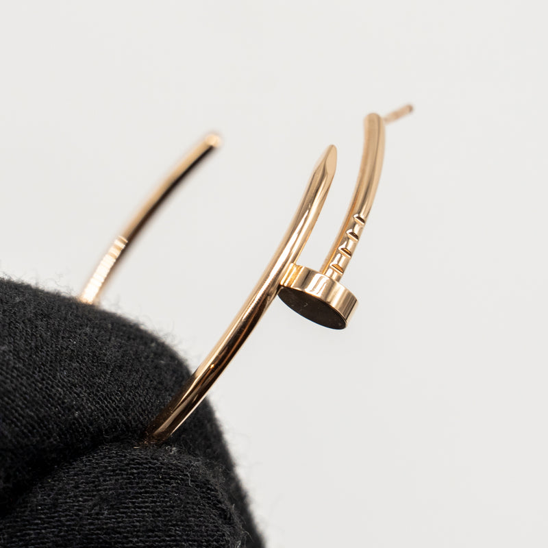 Cartier Juste Un Clou Hoop Earrings, Large Model, Rose Gold