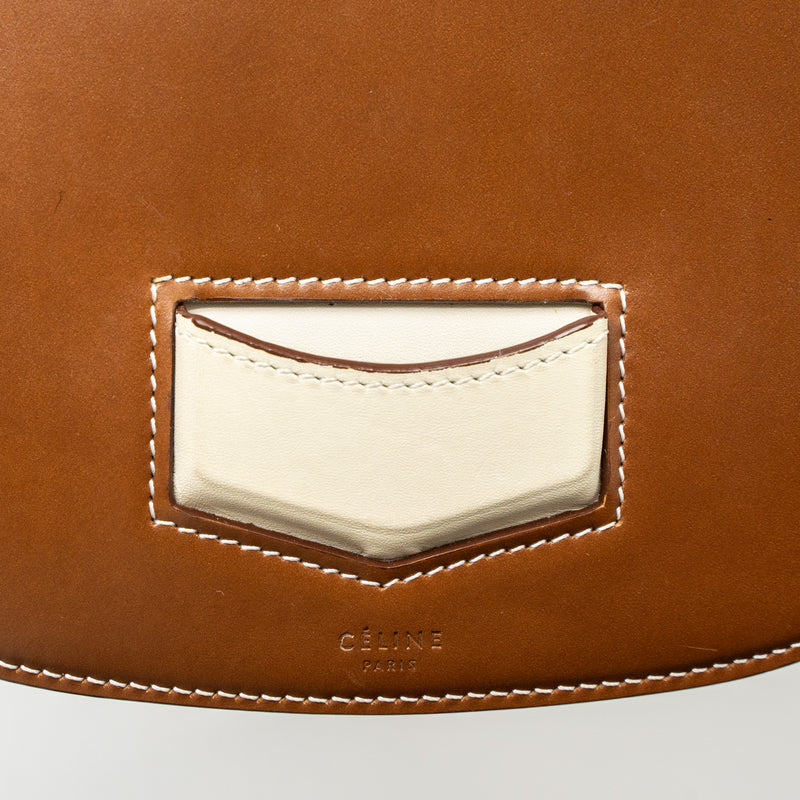 Celine Small Trotteur Bag Calfskin Brown/Multicolour GHW