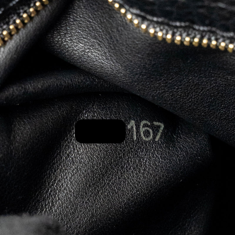Louis Vuitton Capucines BB with Monogram Flower Embellishments Taurillon Black GHW
