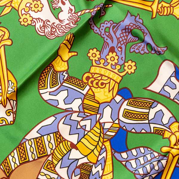 Hermes 90cm silk scarf Duels Oniriques Multicoloured