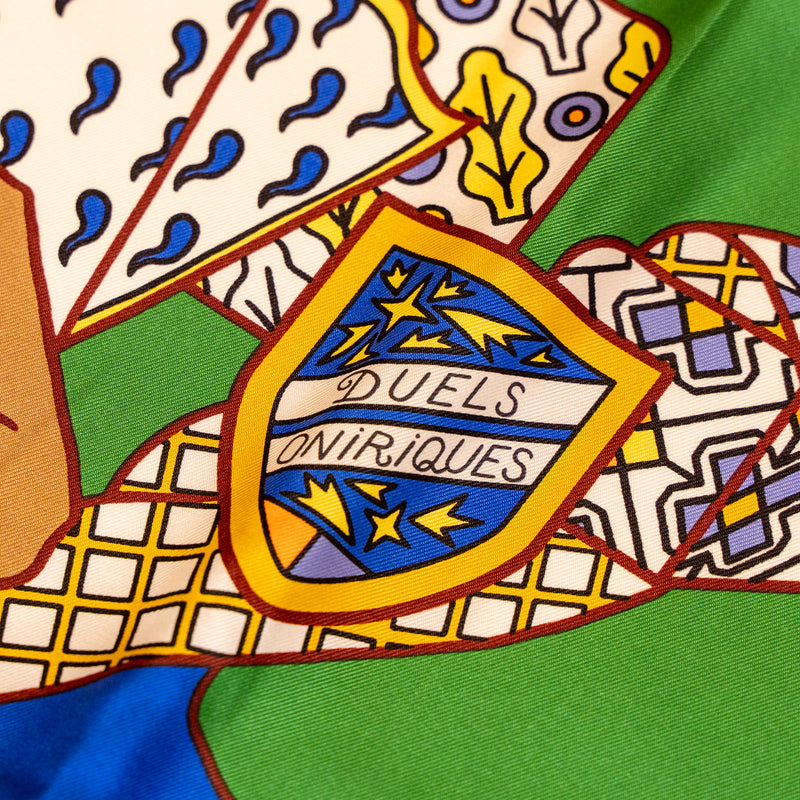 Hermes 90cm silk scarf Duels Oniriques Multicoloured