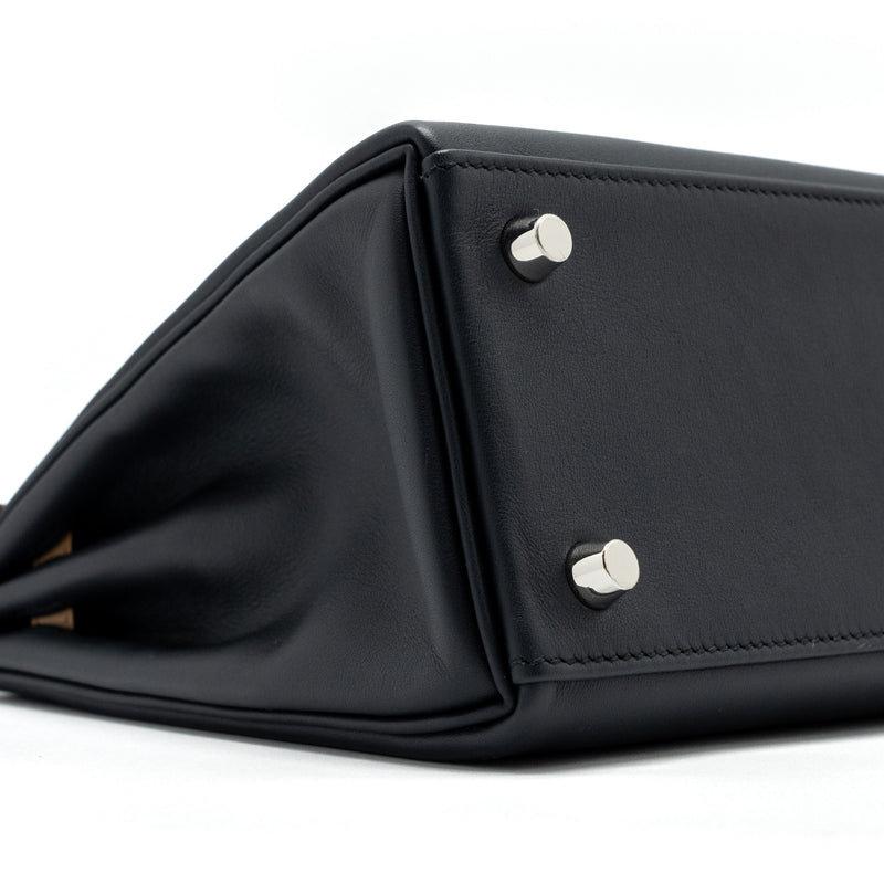 Hermes kelly colormatic SWIFT BLUE NUIT/CHAI/ETOUPE/GOLD/BLACK SHW STAMP U