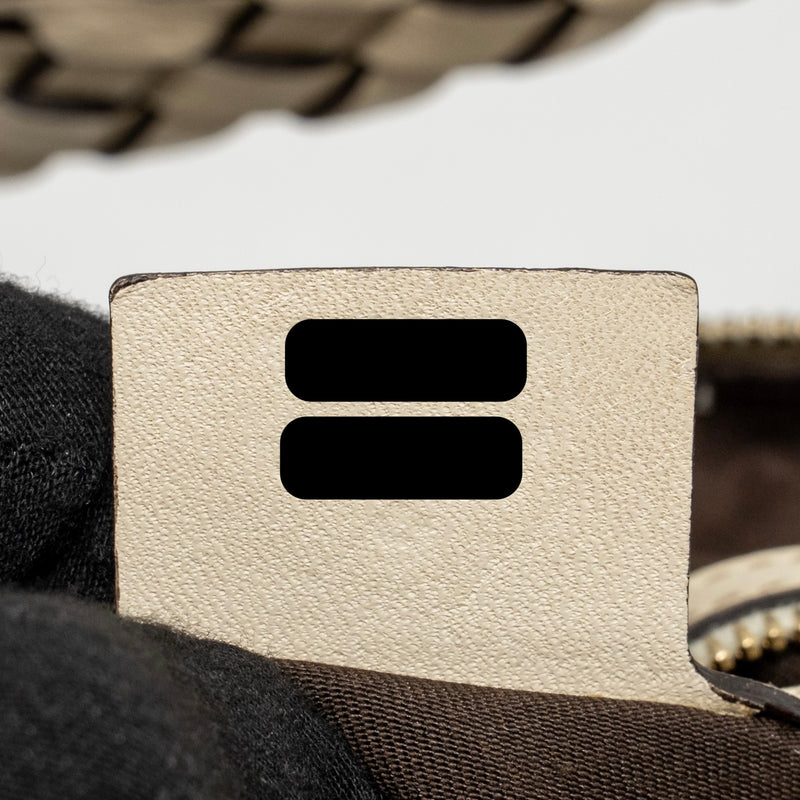 Gucci Pelham Hobo Bag GG Canvas / Leather Beige/White LGHW