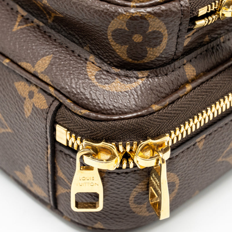 Louis Vuitton utility crossbody bag monogram canvas GHW