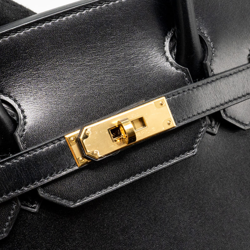 Hermes Birkin 30 Box Black GHW Stamp B