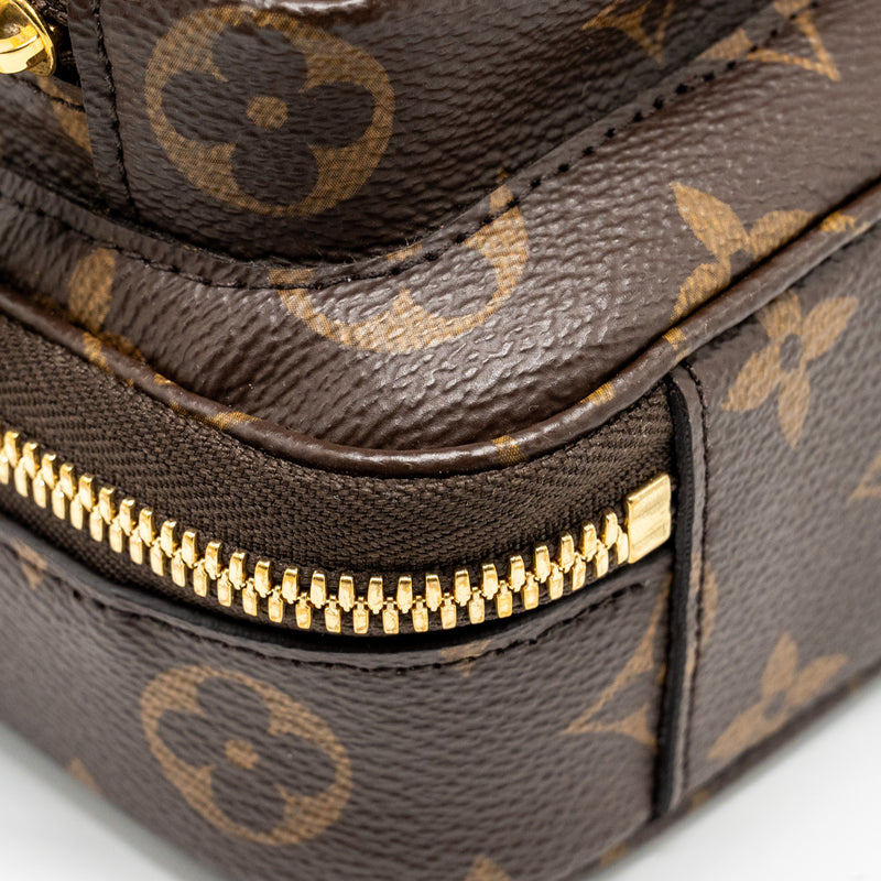 Louis Vuitton utility crossbody bag monogram canvas GHW