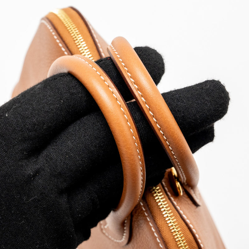 Hermes Mini Bolide Evercolor Gold GHW stamp B