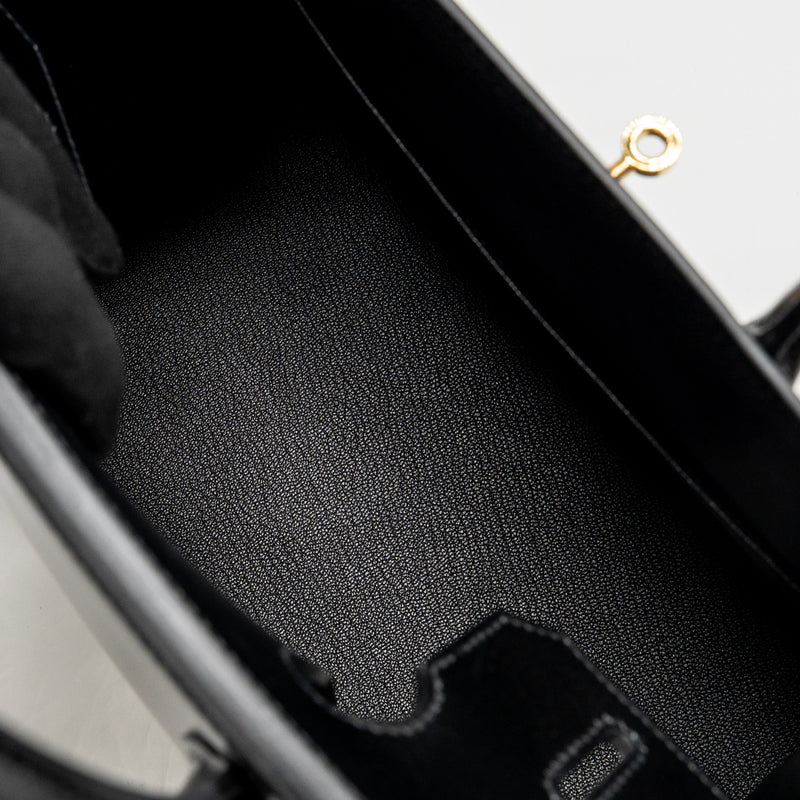 Hermes Birkin 30 Box Black GHW Stamp B