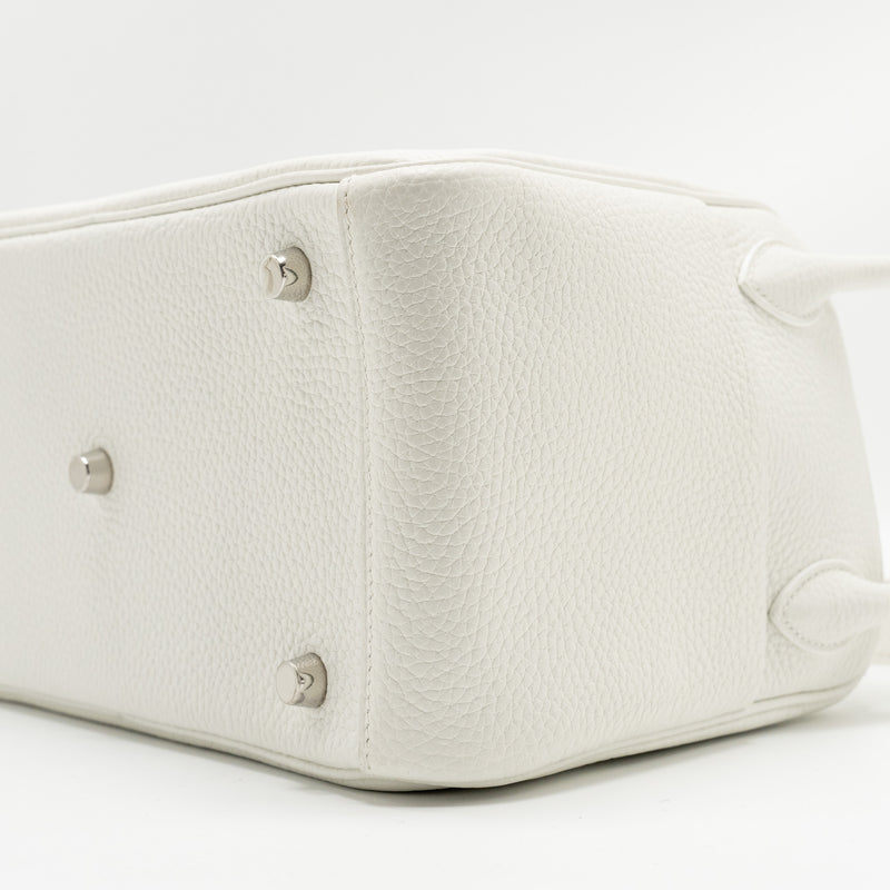 Hermes Lindy 26 Clemence Blanc SHW Stamp Y