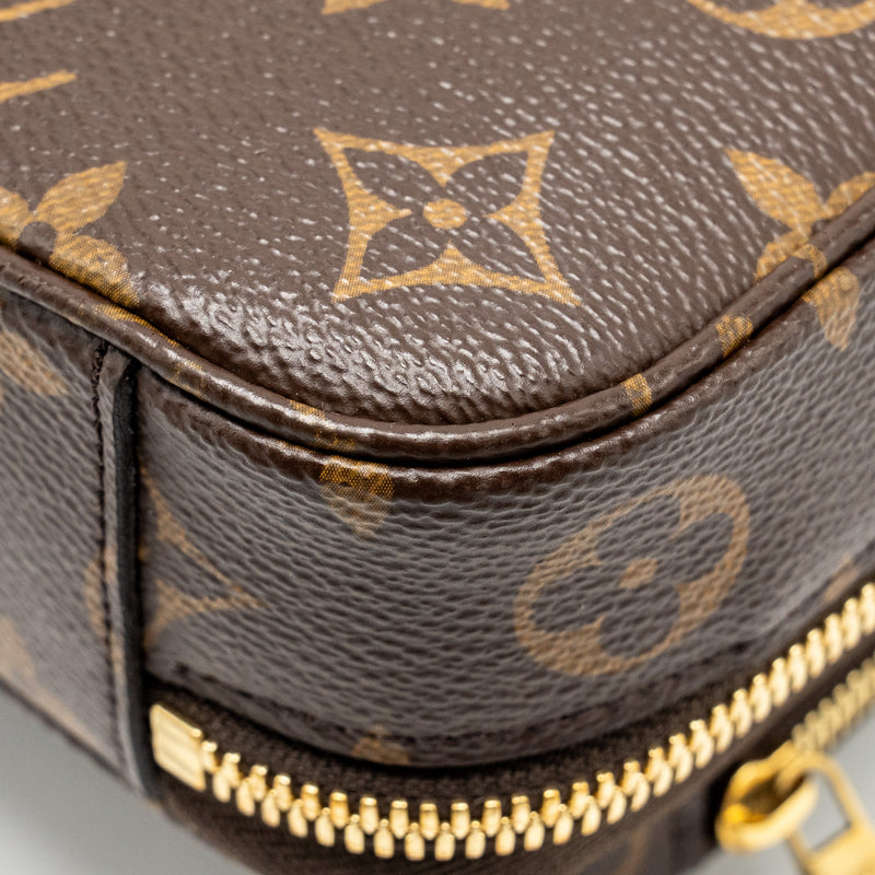 Louis Vuitton utility crossbody bag monogram canvas GHW