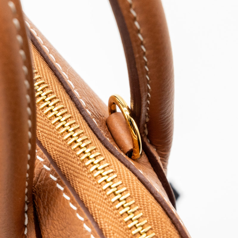 Hermes Mini Bolide Evercolor Gold GHW stamp B