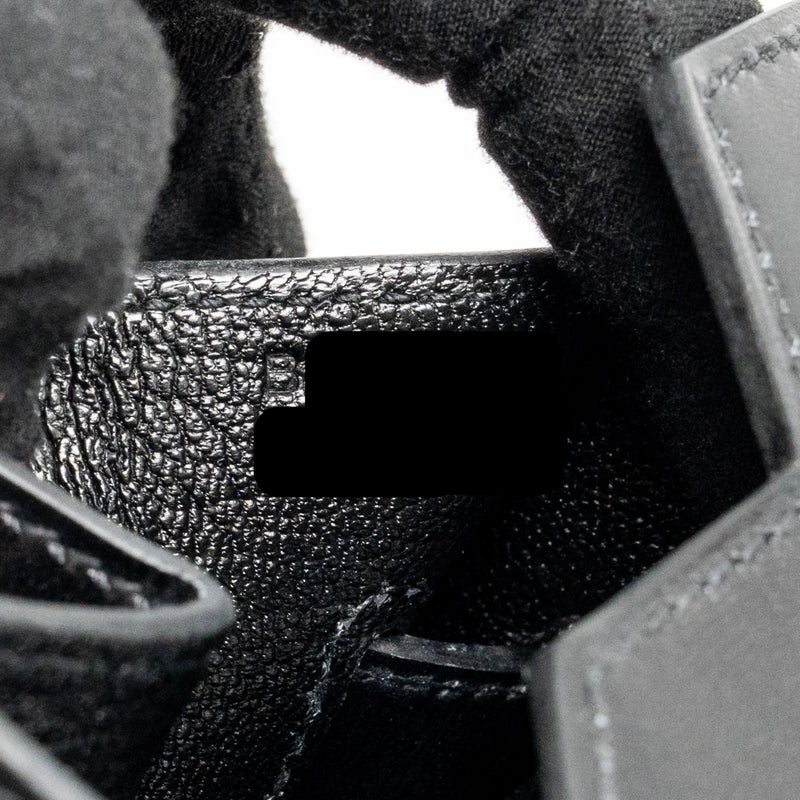 Hermes Birkin 30 Box Black GHW Stamp B