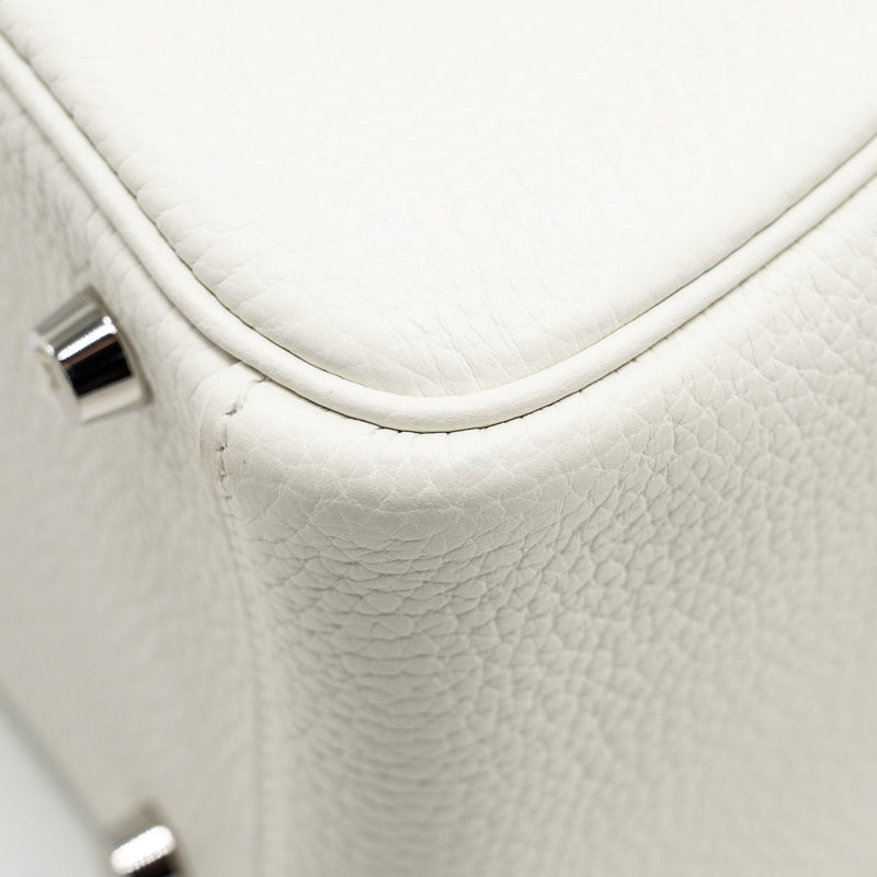 Hermes Lindy 26 Clemence Blanc SHW Stamp Y
