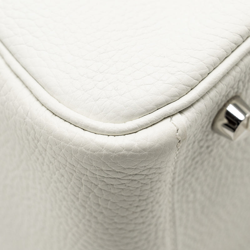 Hermes Lindy 26 Clemence Blanc SHW Stamp Y