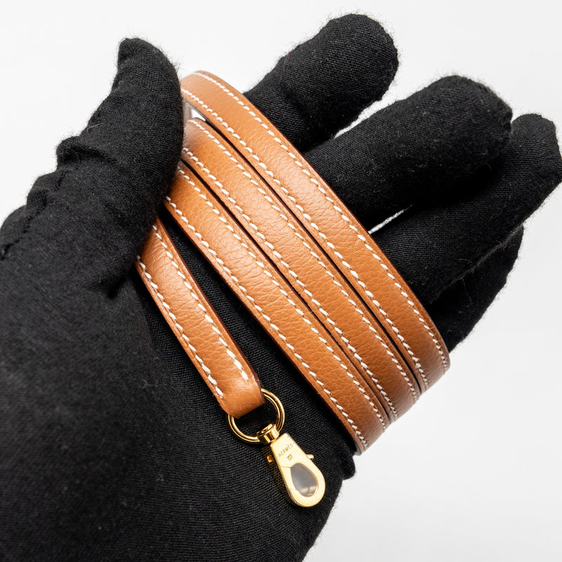Hermes Mini Bolide Evercolor Gold GHW stamp B