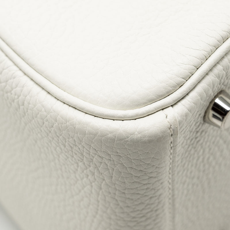 Hermes Lindy 26 Clemence Blanc SHW Stamp Y