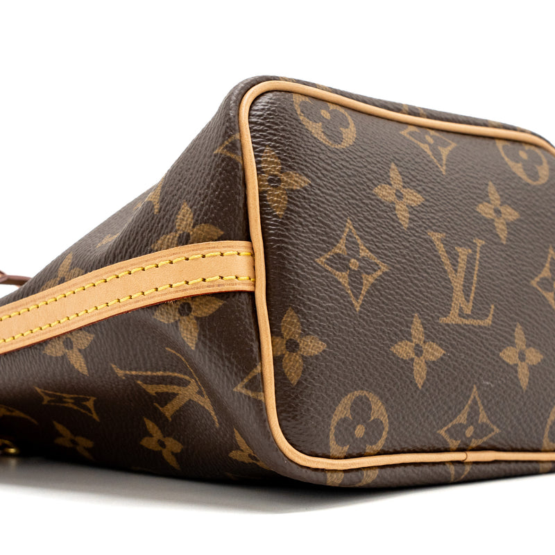 Louis Vuitton nano noe monogram canvas GHW