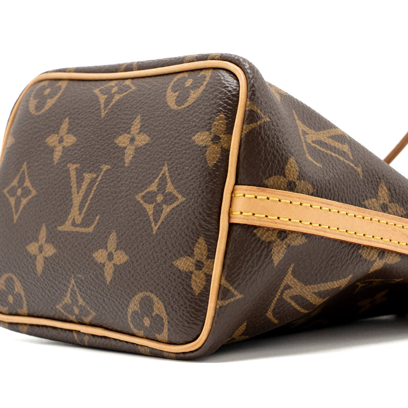 Louis Vuitton nano noe monogram canvas GHW