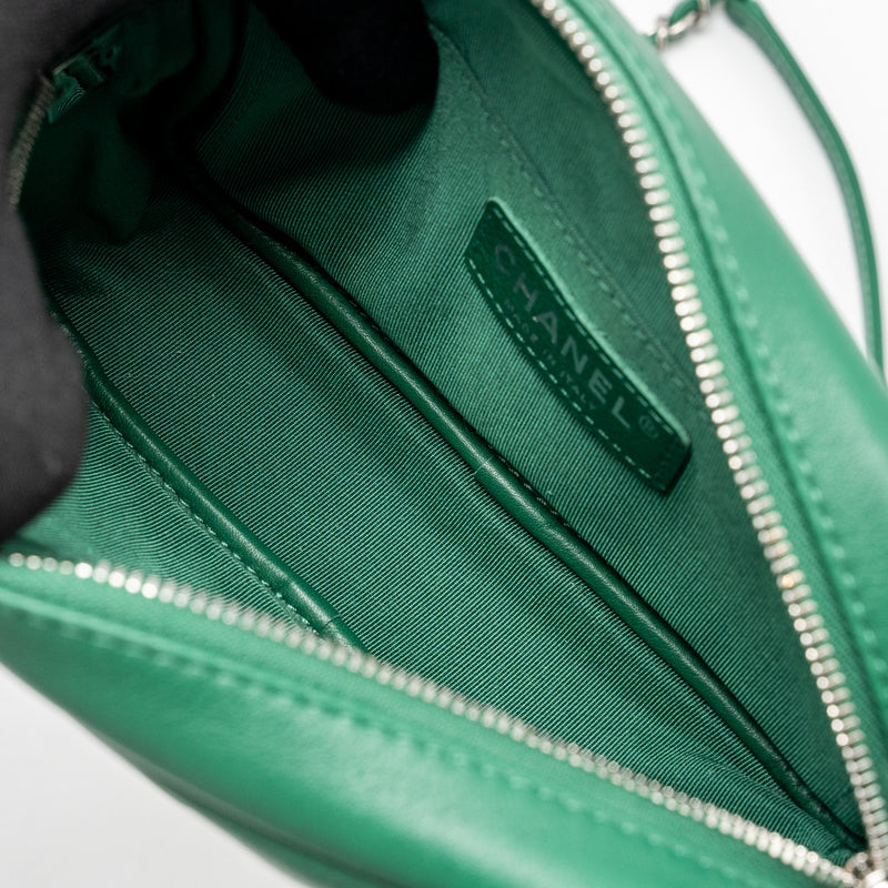 Chanel Small Camera Bag Calfskin Green SHW