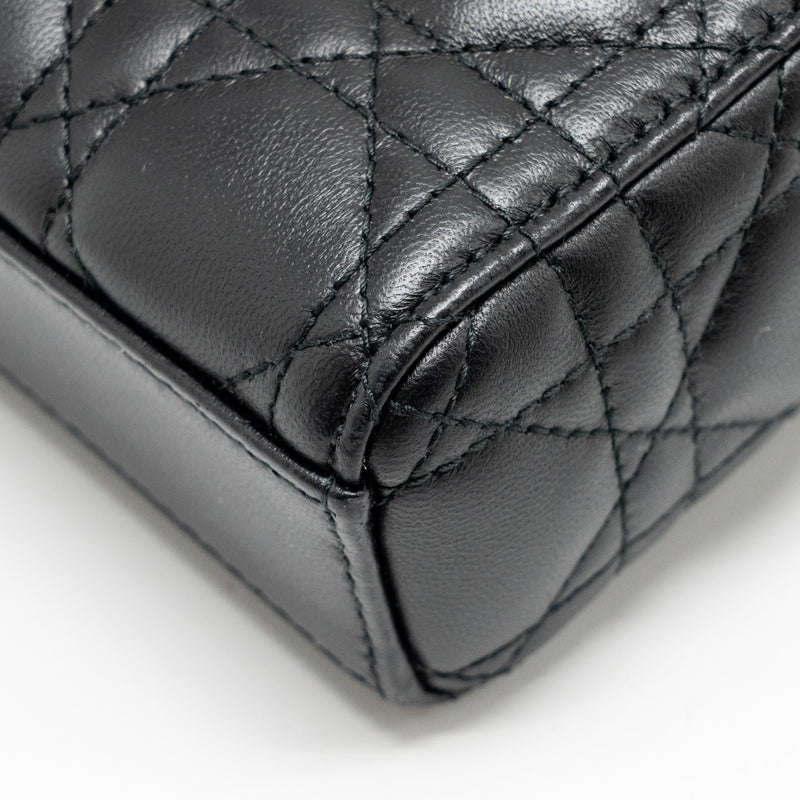 Dior Small Lady D-Joy Bag Cannage Lambskin Black LGHW