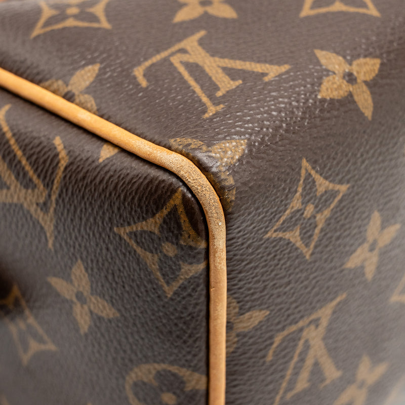 Louis Vuitton Speedy 20 bandouliere  monogram canvas black strap GHW
