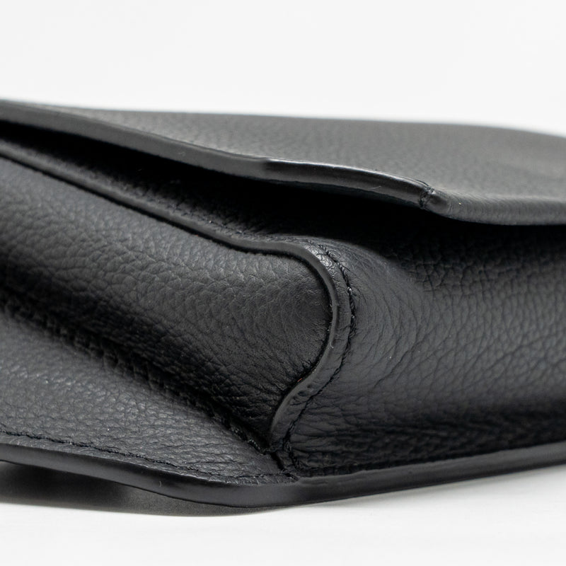 Louis Vuitton Aerogram Takeoff Sling Black Grained Calfskin Black Hardware