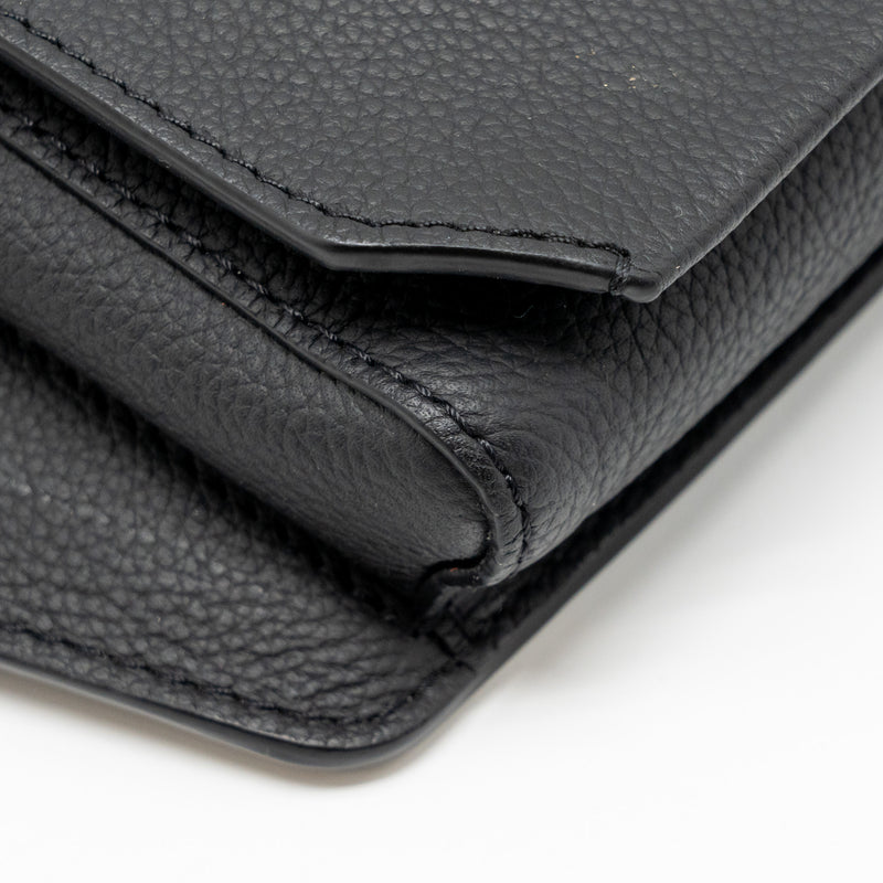 Louis Vuitton Aerogram Takeoff Sling Black Grained Calfskin Black Hardware