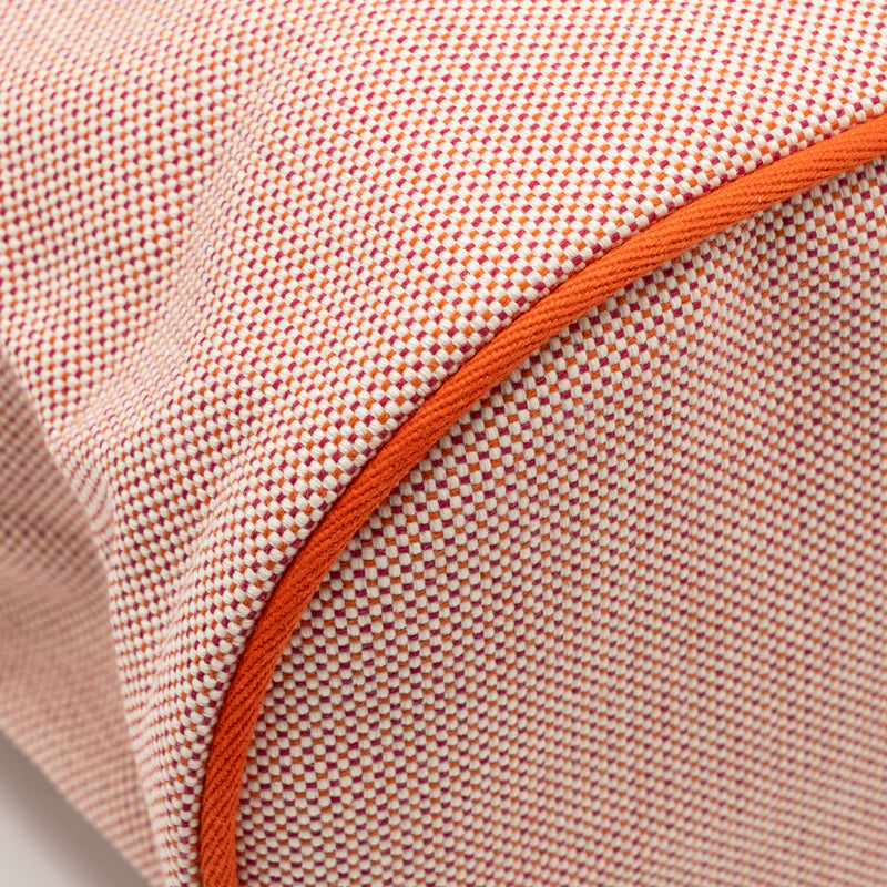Hermes Les Cabanes backpack canvas pink / orange