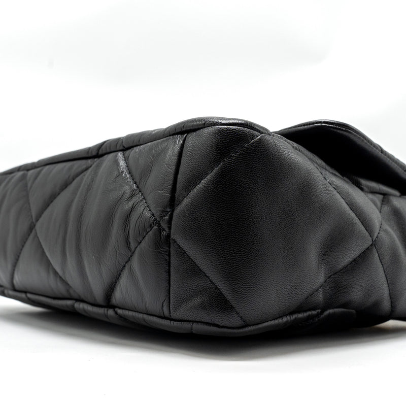 Chanel medium 19 bag goatskin black multicolour hardware