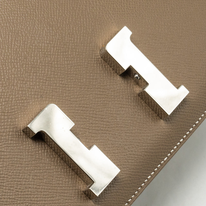 Hermes Constance 24 Epsom Etoupe SHW Stamp Z